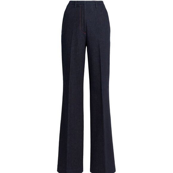 Roberto Cavalli High-Rise Wide Leg Jeans US 10 - Picture 1 of 6